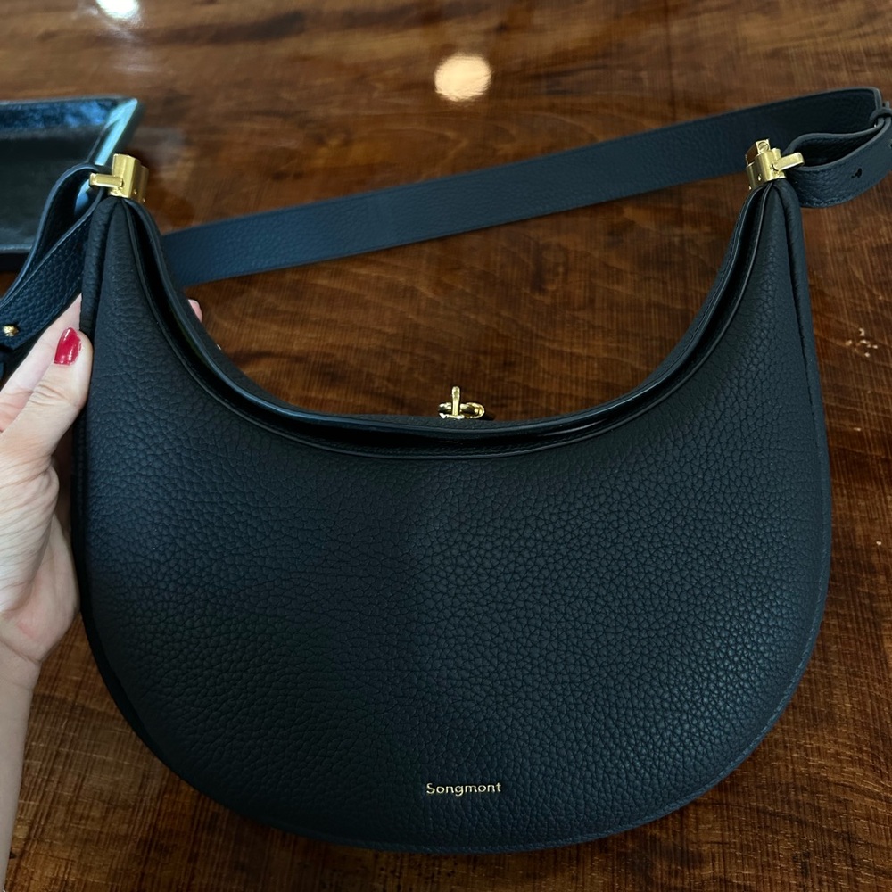 Authentic Songmont Luna bag in Onyx